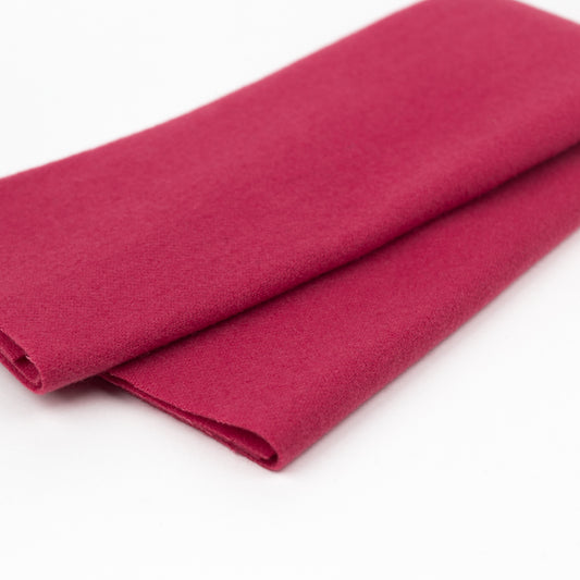 Sue Spargo Wool Fabric - Raspberry - Fat 1/8th