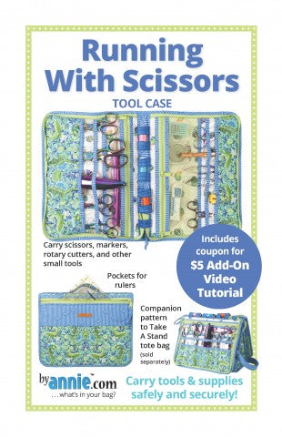 Running With Scissors Tool Case - Bag Pattern - By Annie