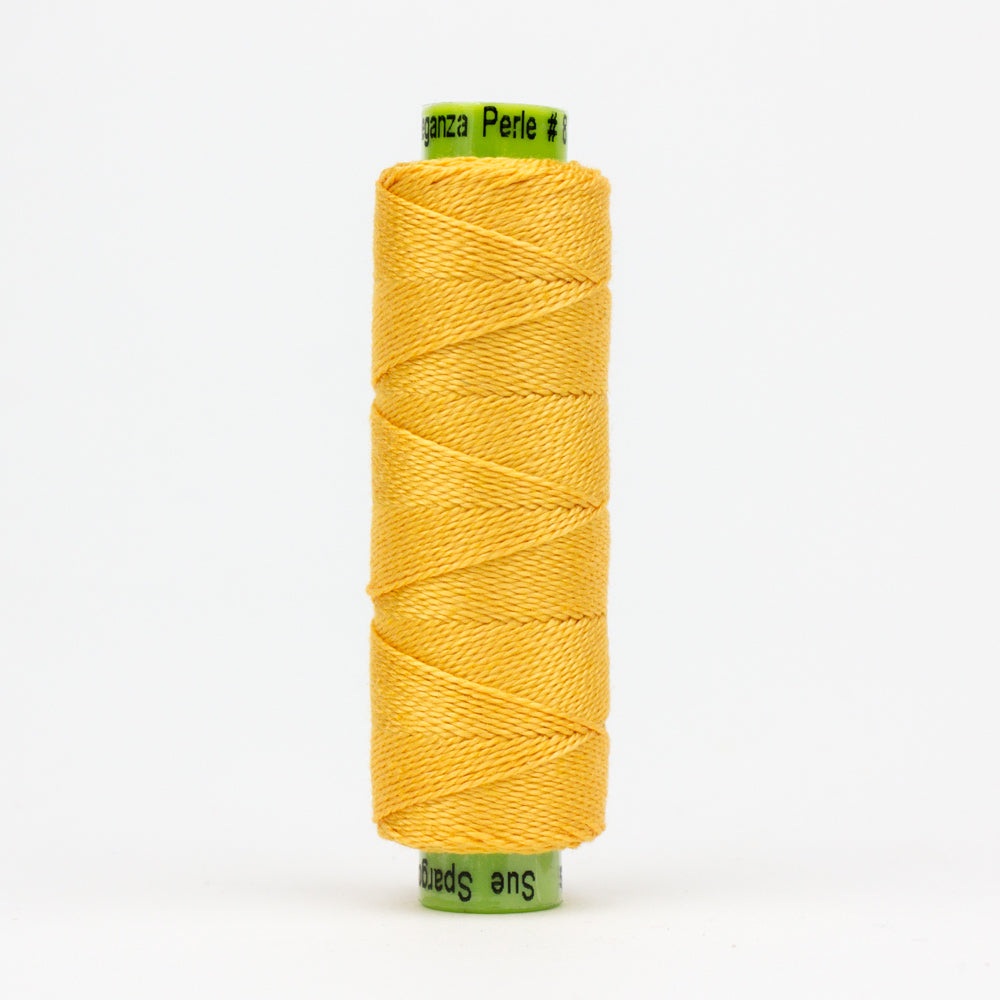 Sue Spargo's Eleganza 8 Weight Pearle Cotton Solid Primitive Collection - Sandalwood Fan - EZ-45
