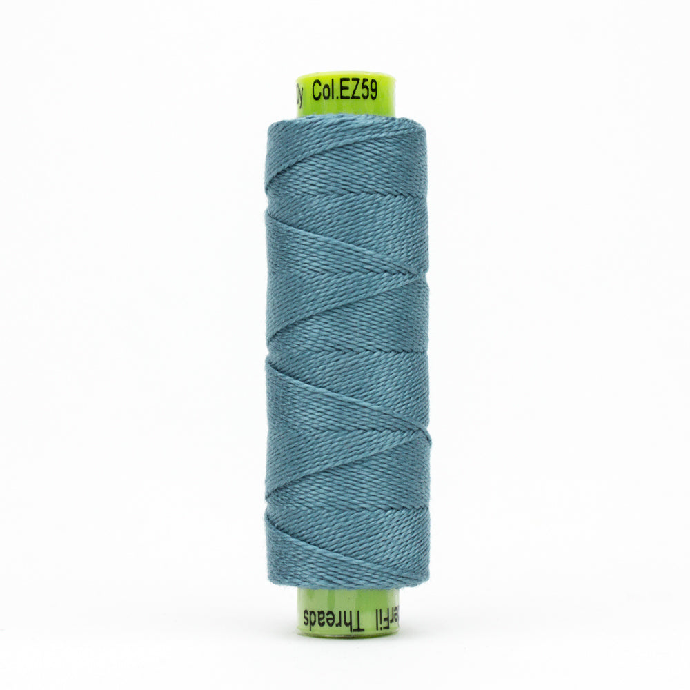 Sue Spargo's Eleganza 8 Weight Pearle Cotton Solid Primitive Collection -Cupboard Blue - EZ-59