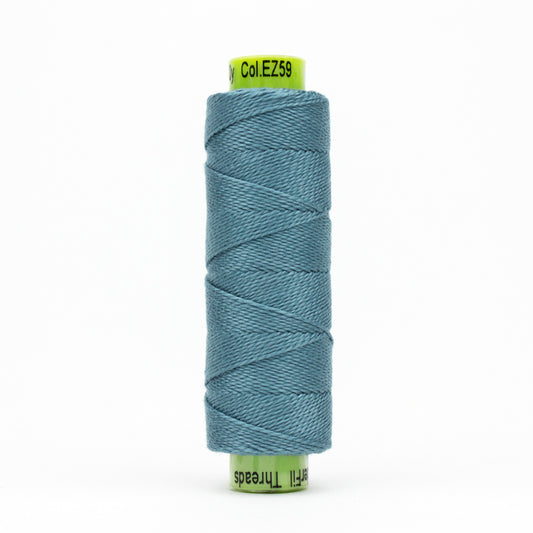 Sue Spargo's Eleganza 8 Weight Pearle Cotton Solid Primitive Collection -Cupboard Blue - EZ-59