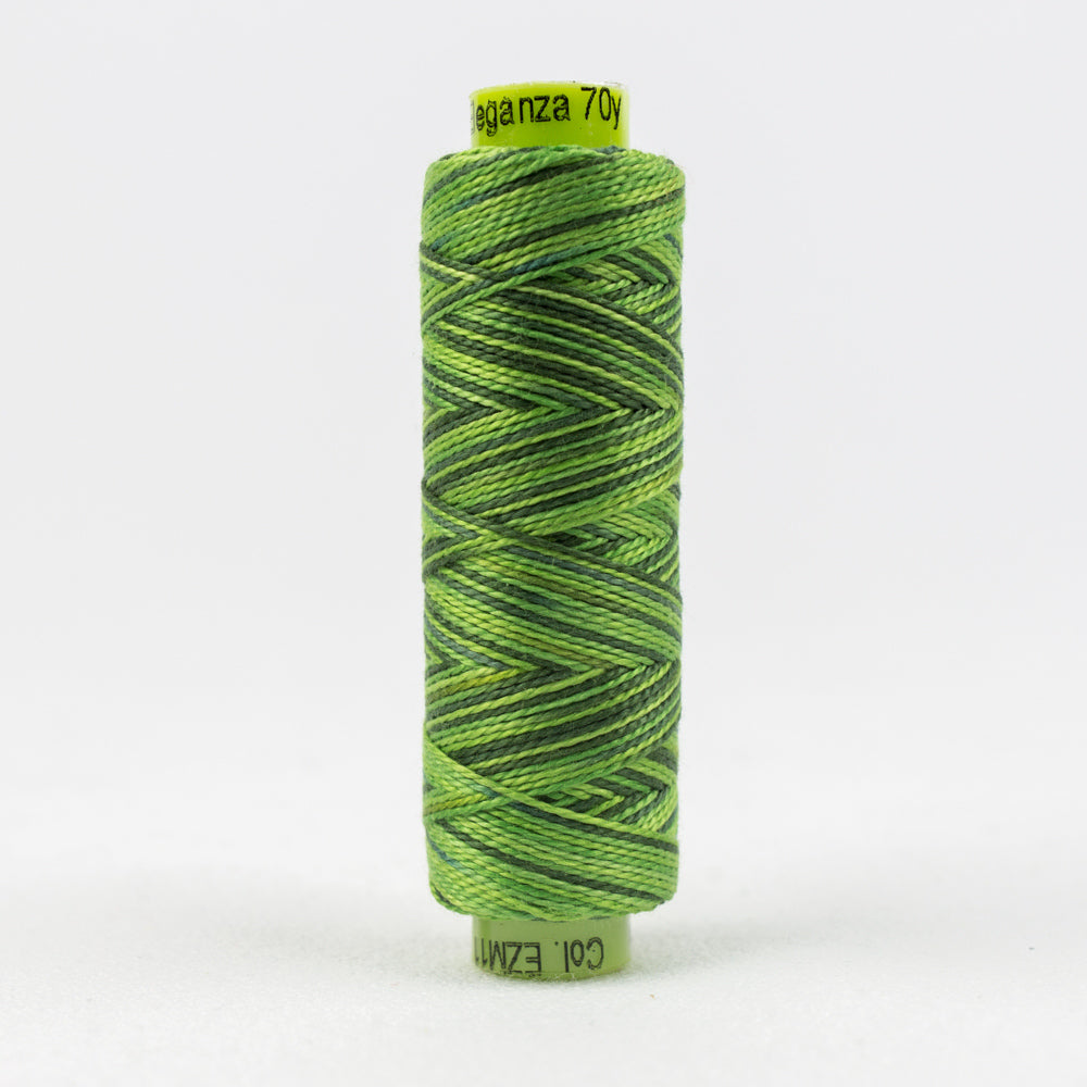 Sue Spargo's Eleganza Pearle Cotton Variegated - Fresh Cut Grass - EZM11