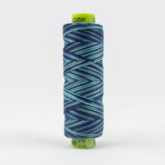 Sue Spargo's Eleganza Pearle Cotton Variegated - Deep Cove - EZM18