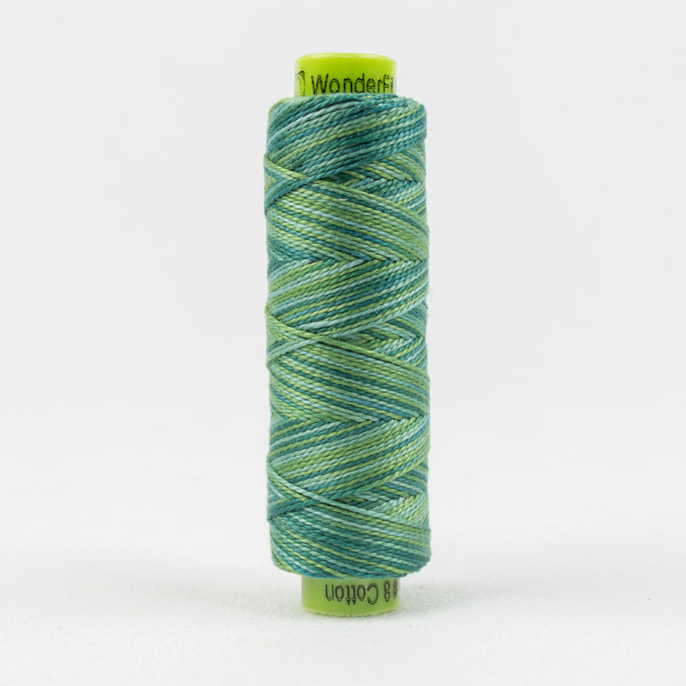 Sue Spargo's Eleganza Pearle Cotton Variegated - Birds Eye View - EZM21