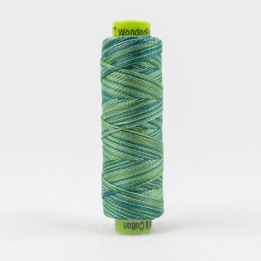 Sue Spargo's Eleganza Pearle Cotton Variegated - Birds Eye View - EZM21