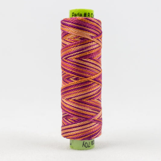 Sue Spargo's Eleganza Pearle Cotton Variegated - Flutterby - EZM34