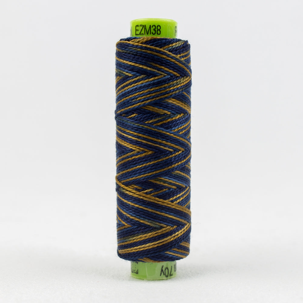 Sue Spargo's Eleganza Pearle Cotton Variegated - In the Navy - EZM38