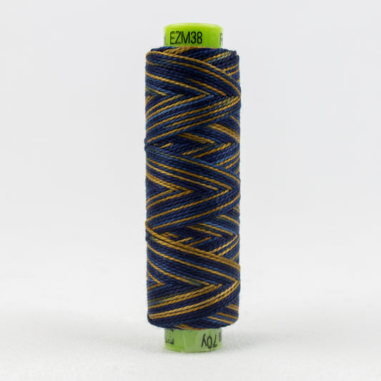 Sue Spargo's Eleganza Pearle Cotton Variegated - In the Navy - EZM38