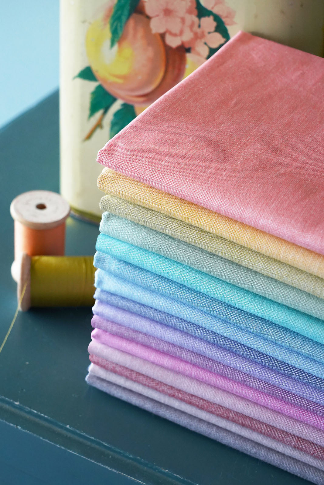 Chambray by Tilda - Cerise