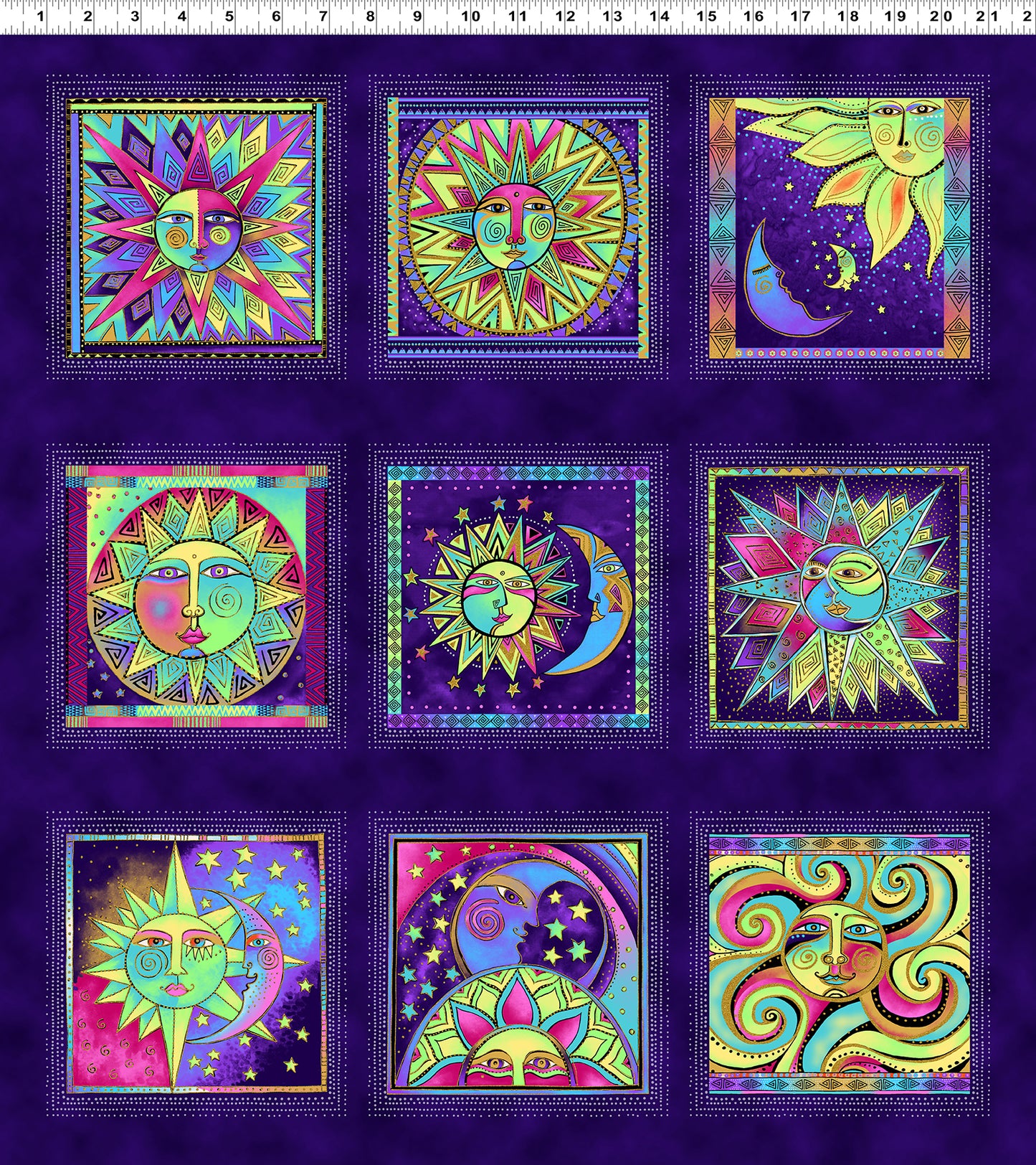 Celestial Magic Panel by Laurel Burch