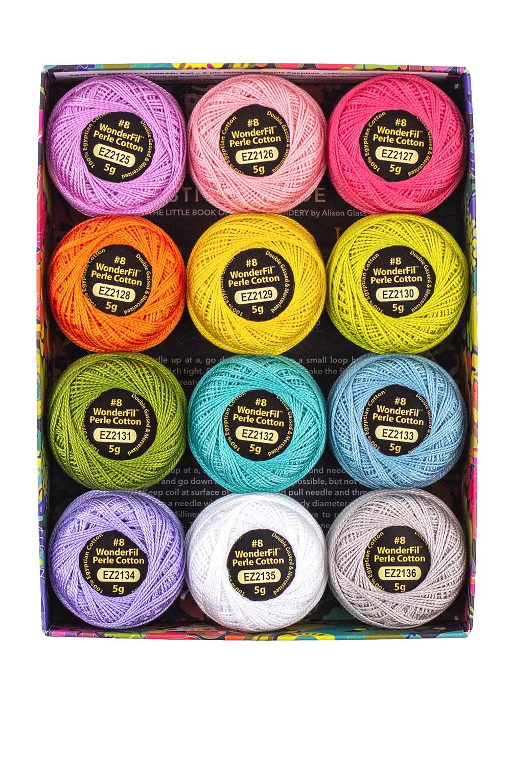 Alison Glass + Wonderfil Pearle Cotton - 8 Weight Eleganza - Full Collection