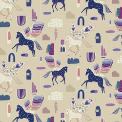 Cotton and Steel's Mystical - Elena Essex - Rainbow's End Ivory