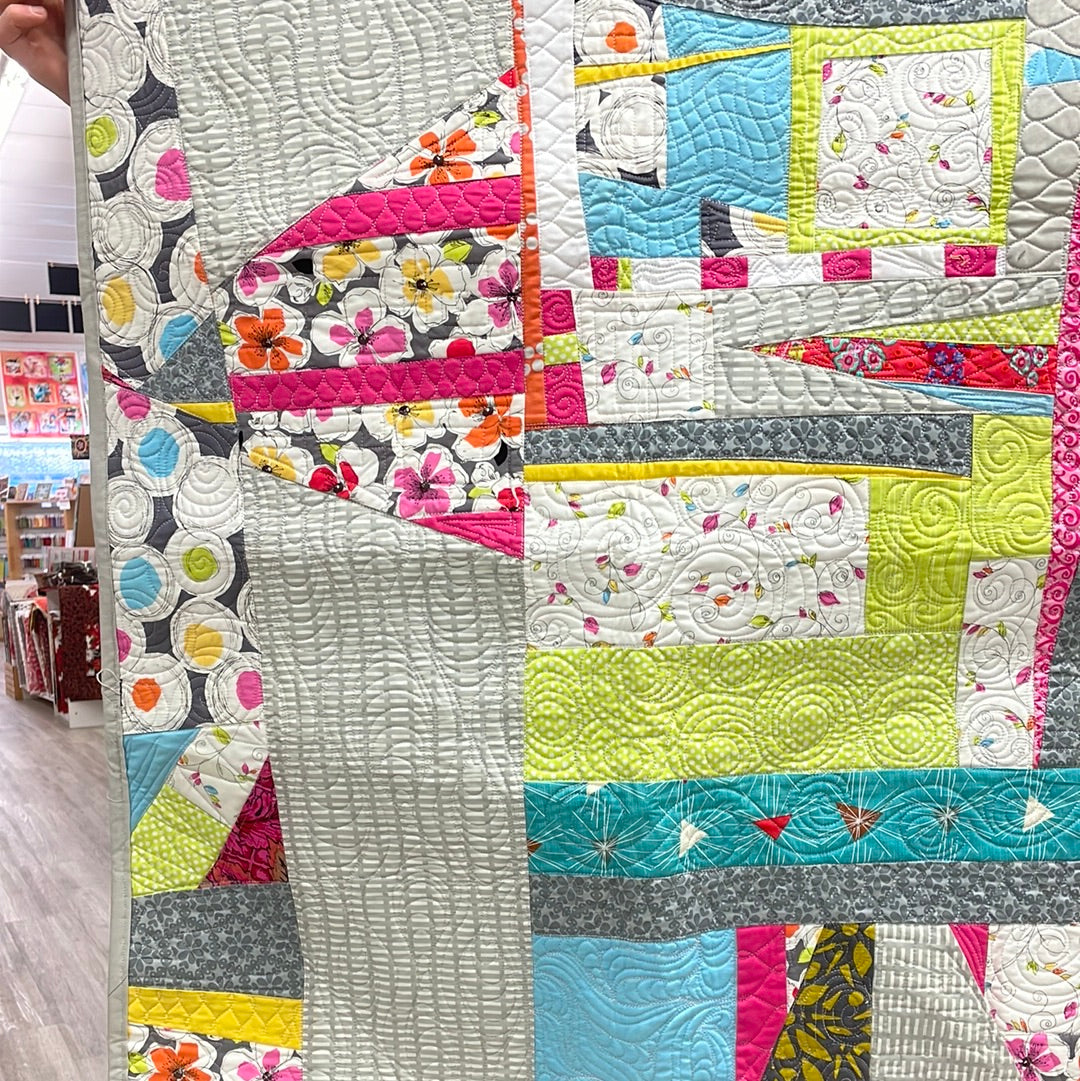Improv Baby Quilt