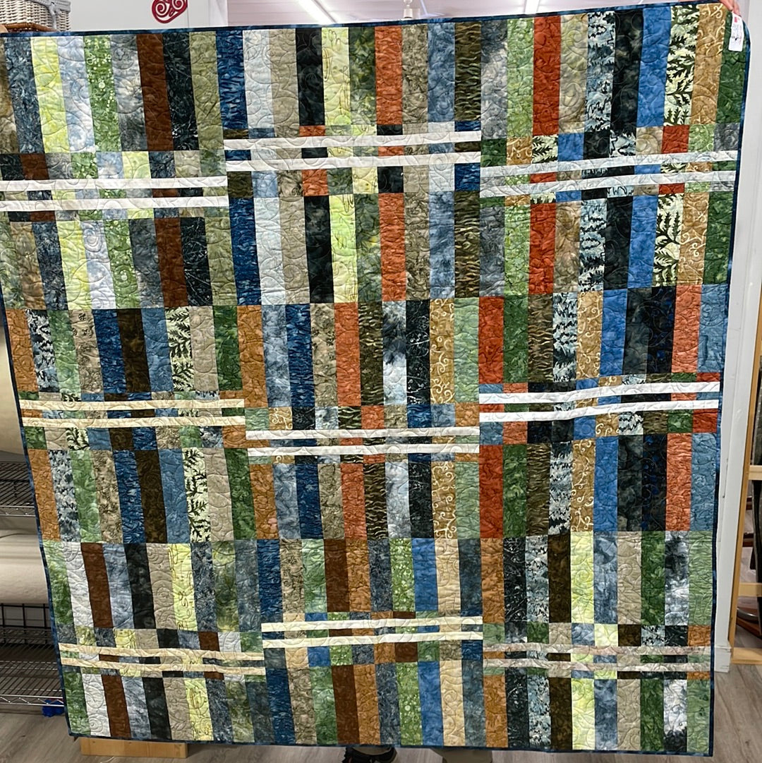 Batik Stripes Quilt
