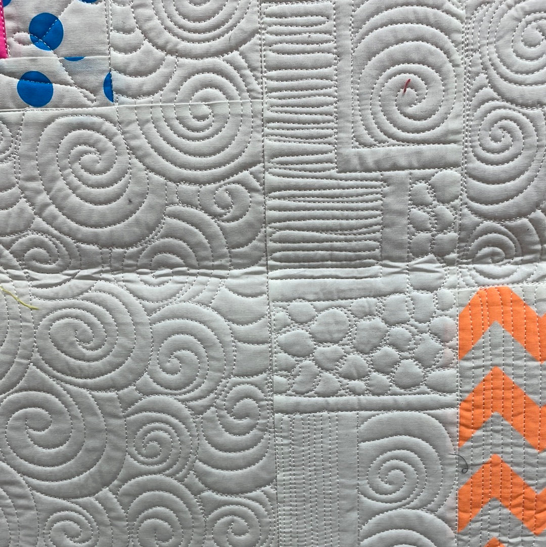 Neon Baby Quilt