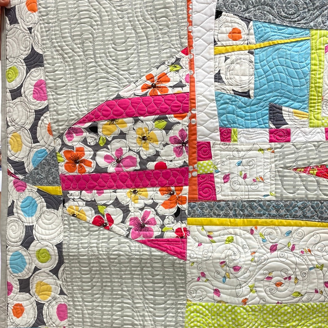Improv Baby Quilt