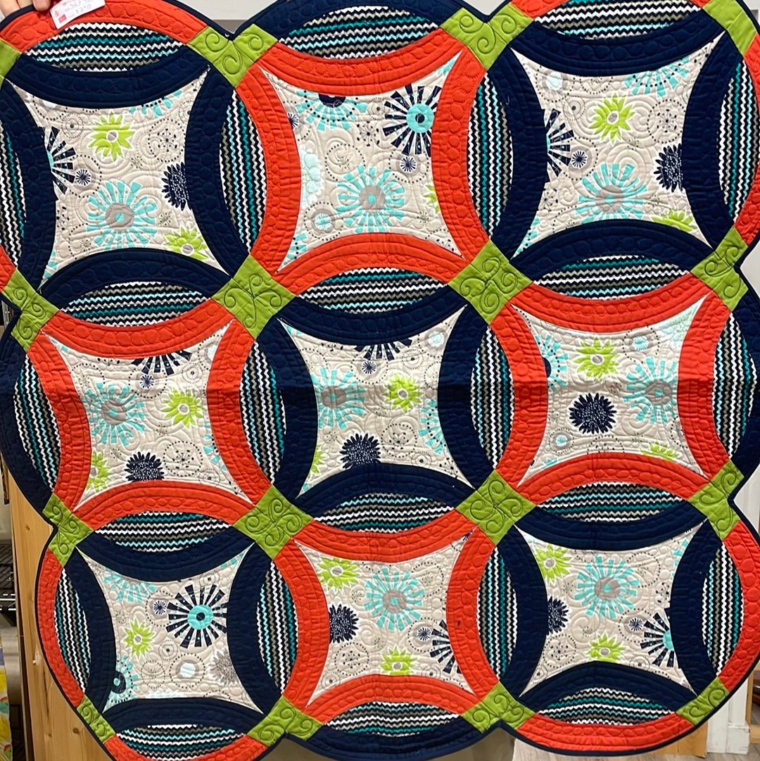 Modern Wedding Ring Quilt