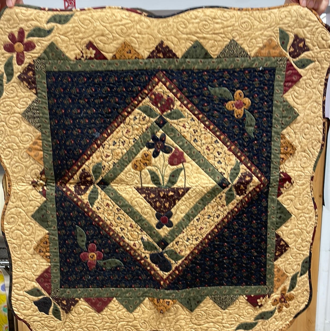 Country Flower Wall Hanging