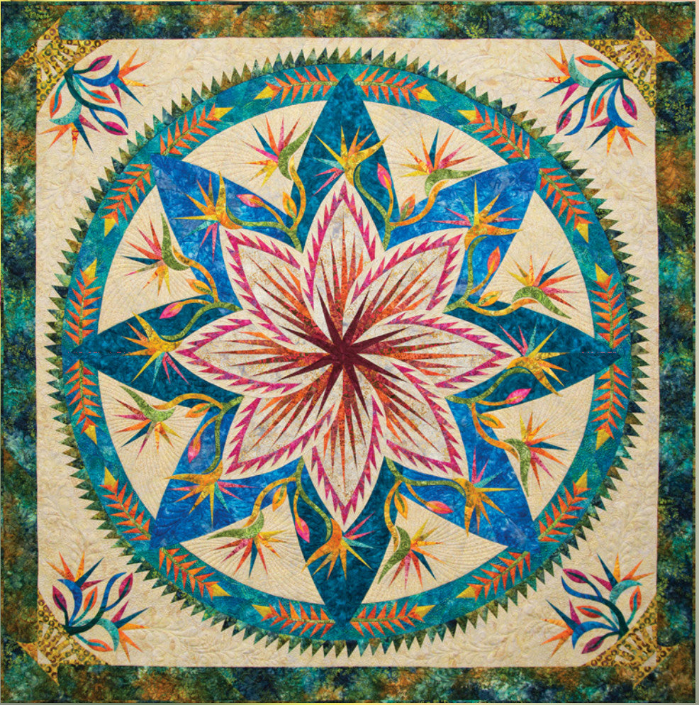 Paradise in Blooms Quilt Kit - Small