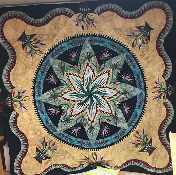 Paradise in Blooms Quilt Kit - Large