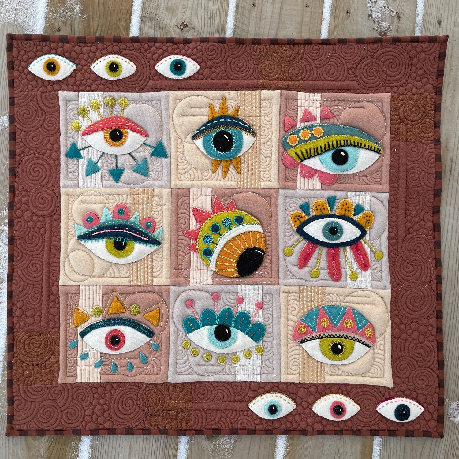 Kathleen Riggins Wool Felt & Longarm Quilting