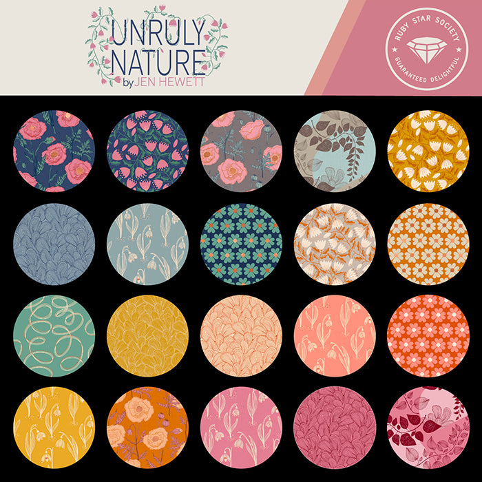 Unruly Nature by Jen Hewett of Ruby Star Society for Moda - Expected delivery Nov. 2021