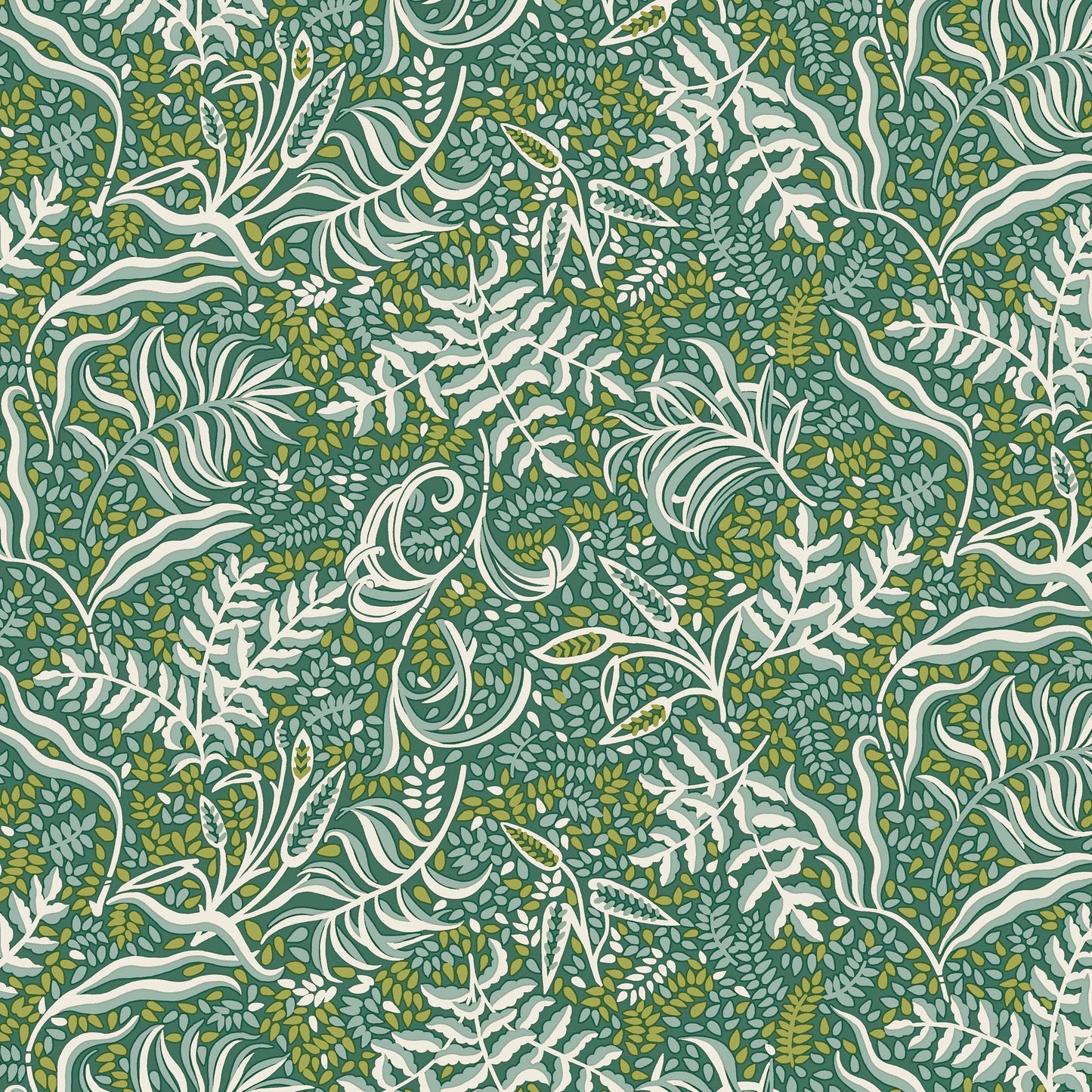 Autumn Woodland Fabric || Liberty of London Quilting Cotton || Rustling Grasses in Green