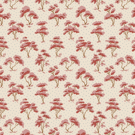Autumn Woodland Fabric || Liberty of London Quilting Cotton || Woodland Wander in Cream