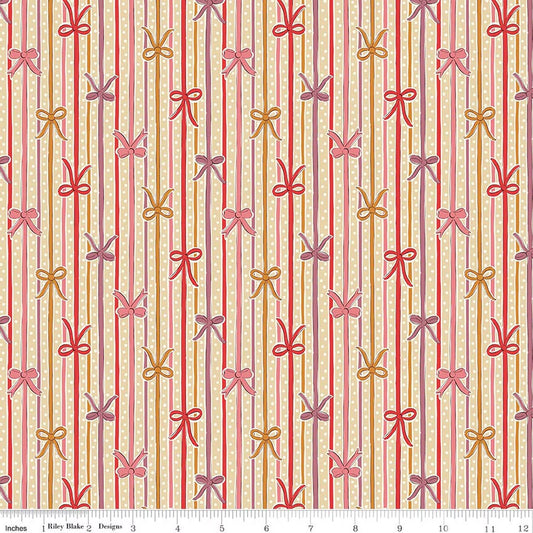 Festive Magic || Liberty Fabrics|| Ribbon Stripe A