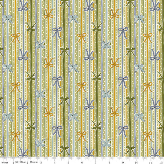 Festive Magic || Liberty Fabrics|| Ribbon Stripe B