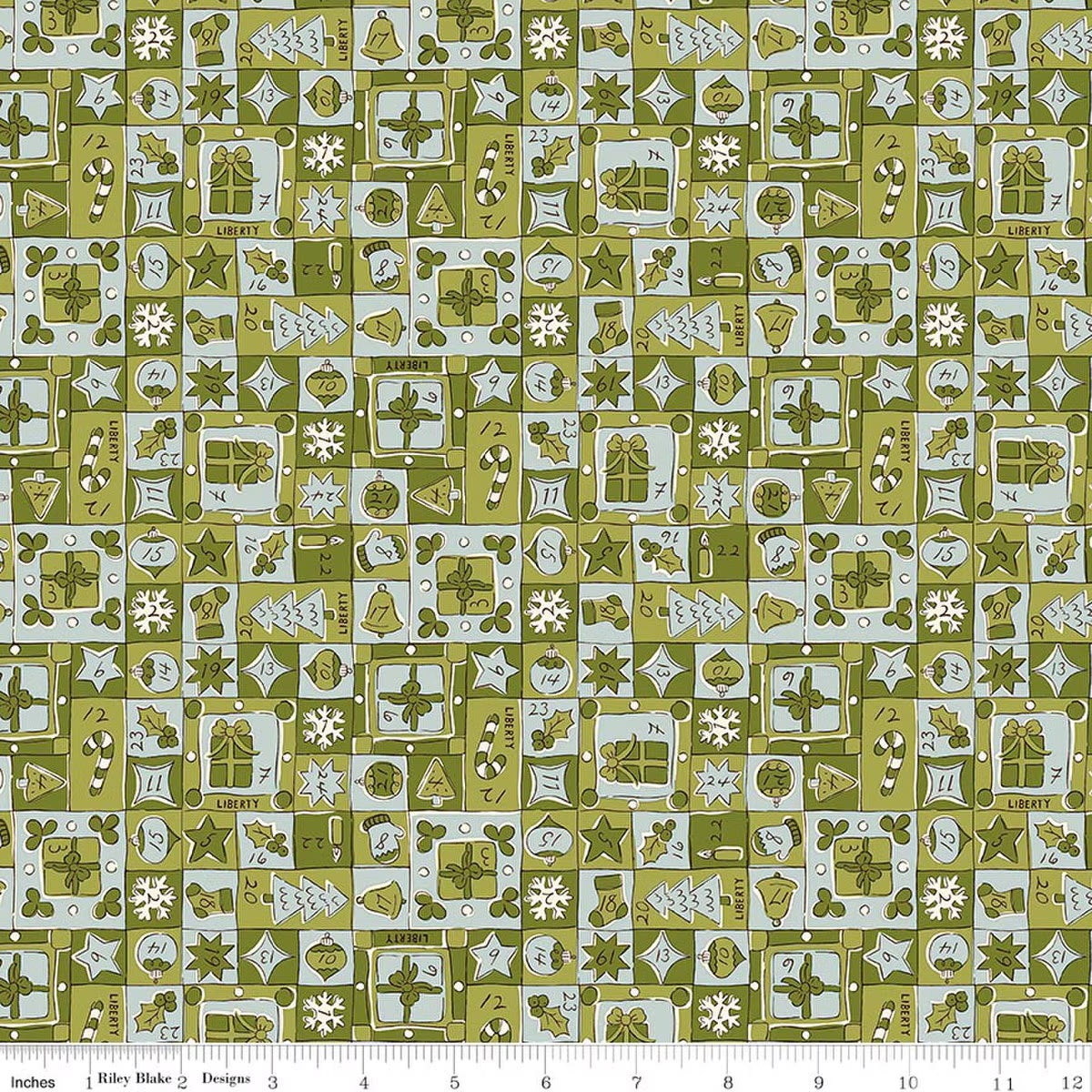 Festive Magic || Liberty Fabrics|| Jolly Countdown B