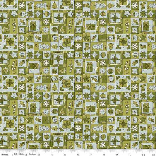 Festive Magic || Liberty Fabrics|| Jolly Countdown B