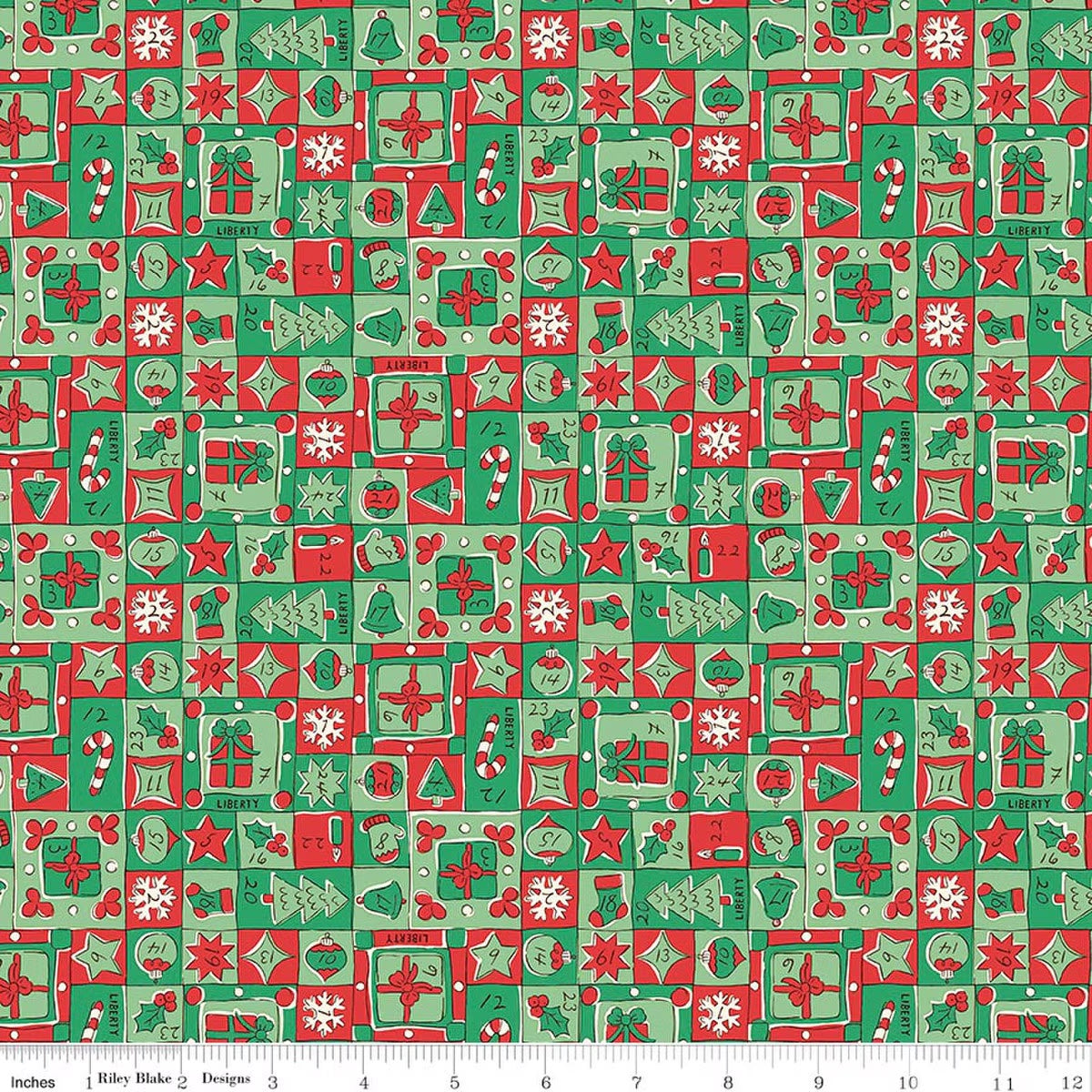 Festive Magic || Liberty Fabrics|| Jolly Countdown C