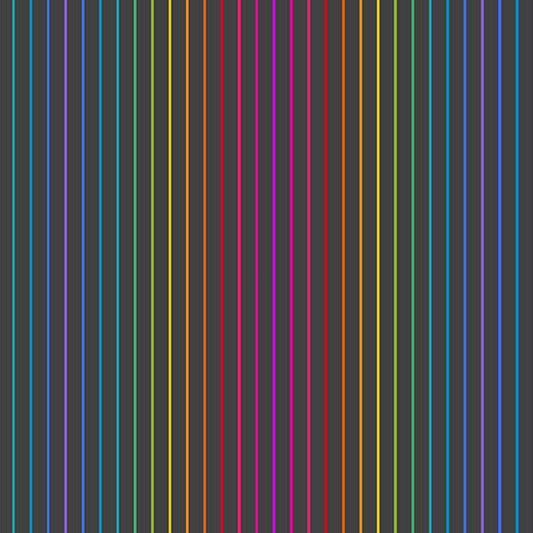Color Wheel Fabrics by Alison Glass - Night Spectrum Stripe