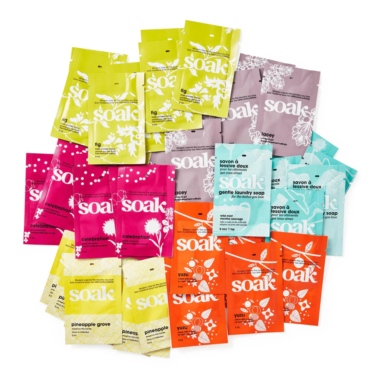 Minisoak Laundry Soap: 1 tsp/5 mL | 8+ washes per sachet