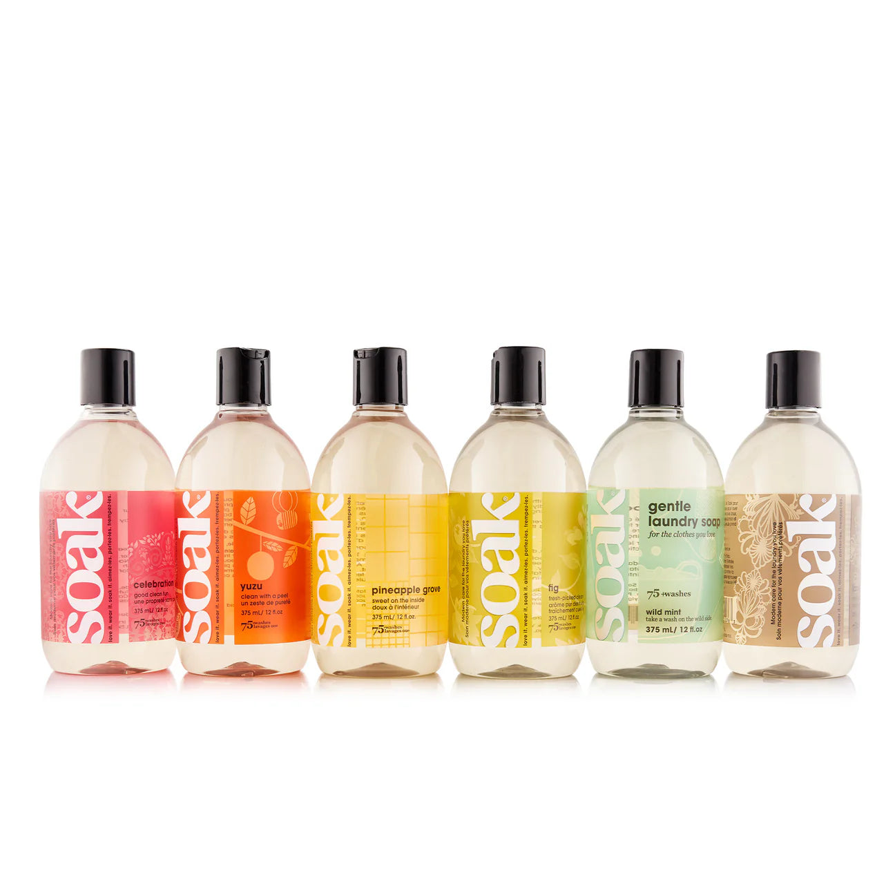 Soak Wash Laundry Soap - Full Size | 12 fl.oz/375mL | 75+ washes per bottle