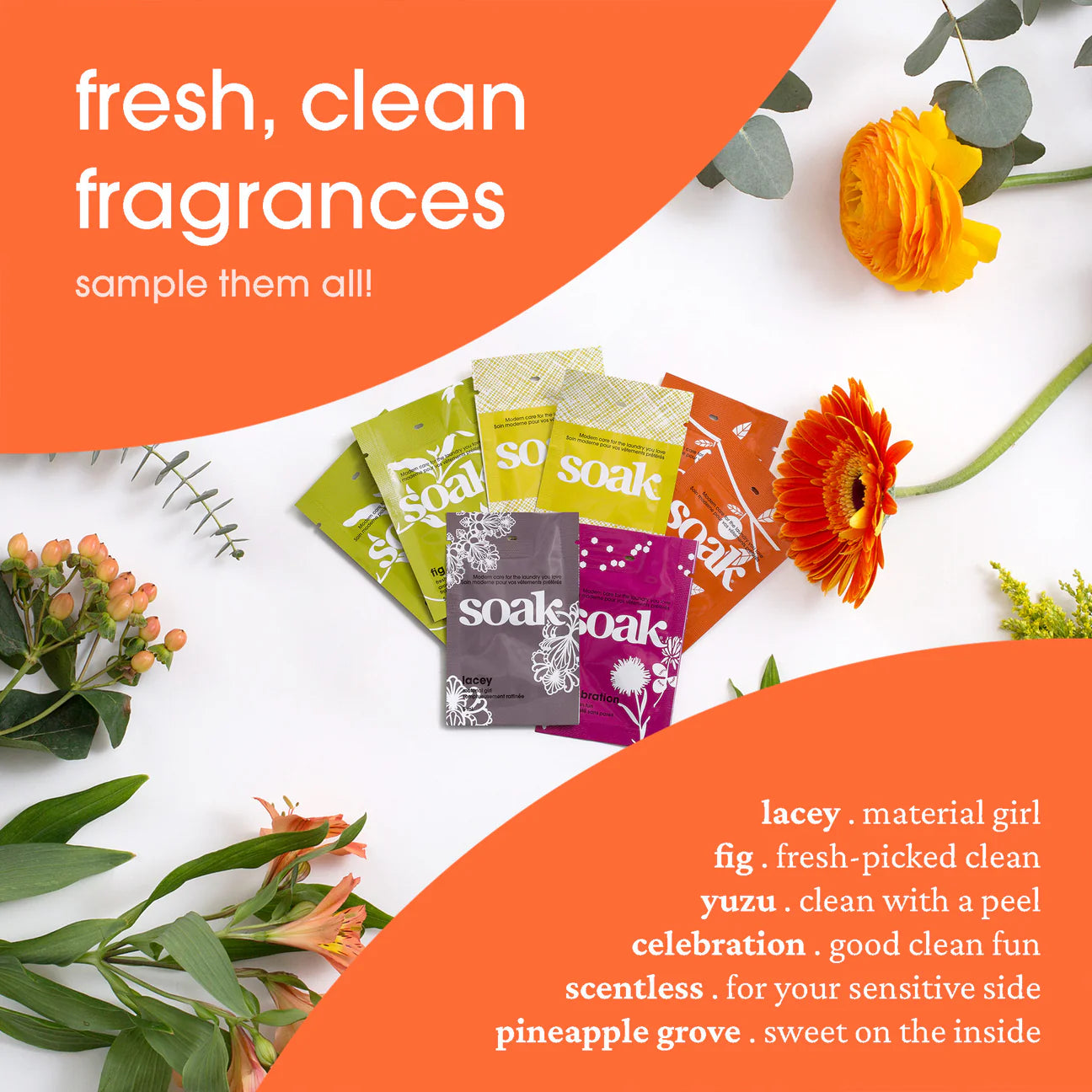 Minisoak Laundry Soap: 1 tsp/5 mL | 8+ washes per sachet
