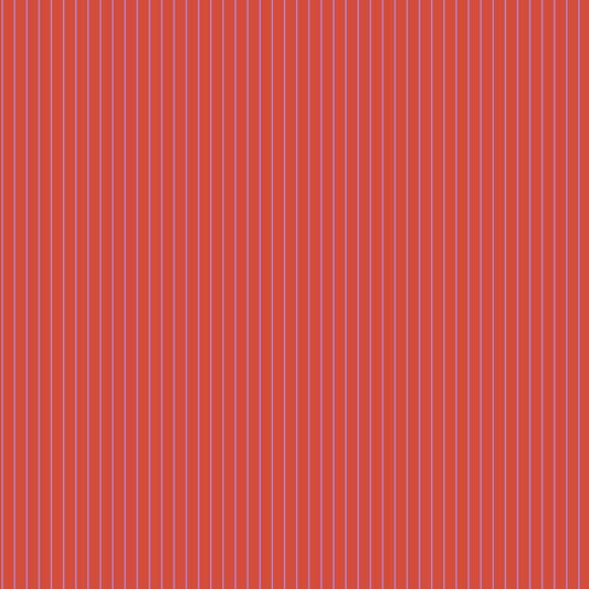 Tula Pink's True Colors Fabric - Tiny Stripe - Wildfire