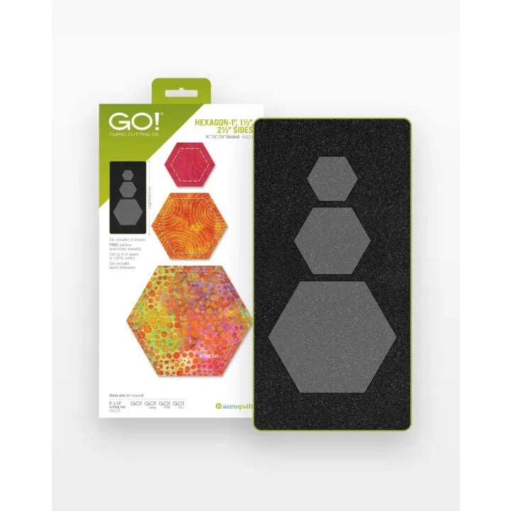 GO! Hexagon-1", 1 1/2", 2 1/2" Sides Die