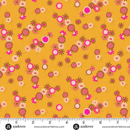 Jinny Fabrics || Alison Glass || Daisy Chain in Marigold