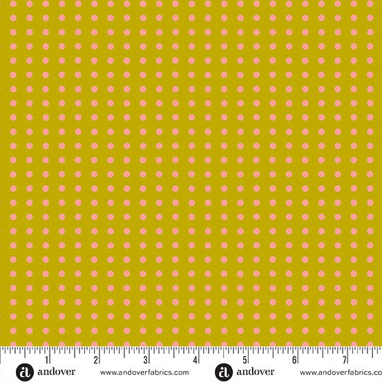 Jinny Fabrics || Alison Glass || Dotty in Leaf