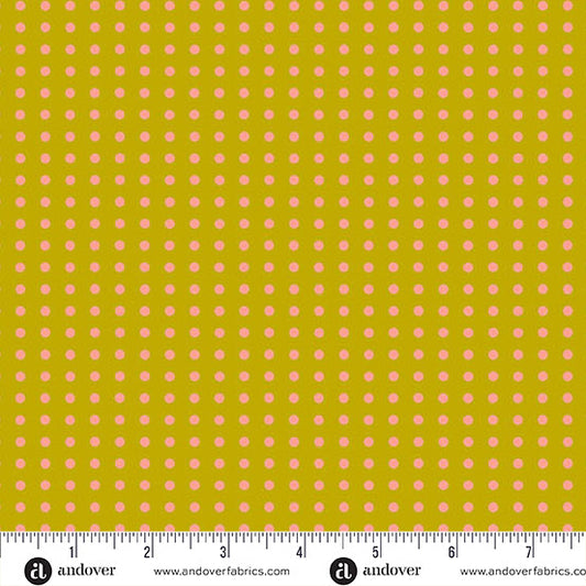 Jinny Fabrics || Alison Glass || Dotty in Leaf
