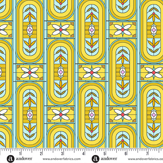 Jinny Fabrics || Alison Glass || Stained in Gold