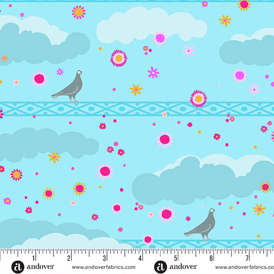 Menagerie || Alison Glass || Pigeon Light Pool || Preorder, Arrives December / January