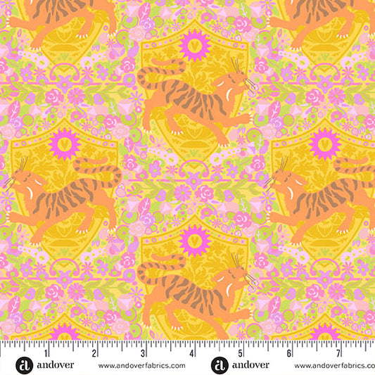 Menagerie || Alison Glass || Tiger Lighter Honey || Preorder, Arrives December / January