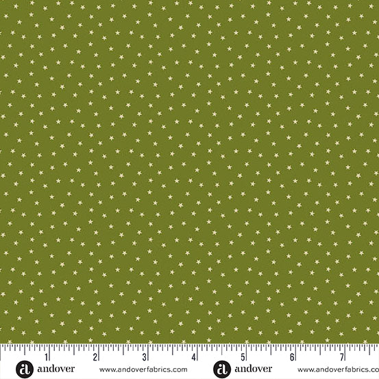 Twinkle Fabric - Laundry Basket Quilts - Olive