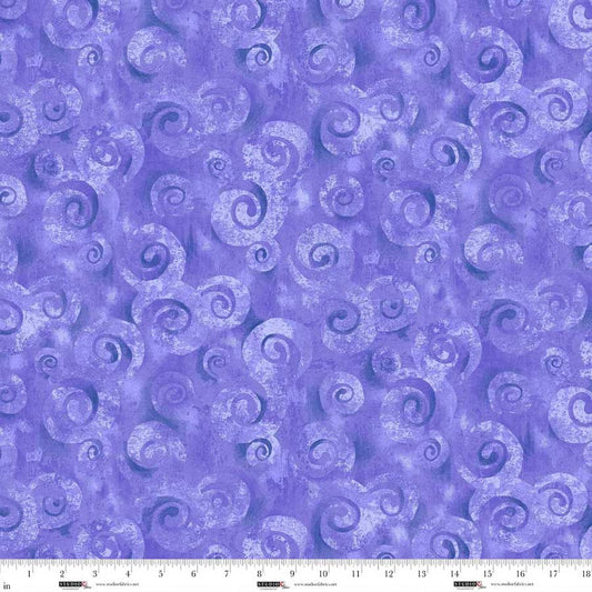 Spiral Storm 118" Wide Backing || Studio E || Purple