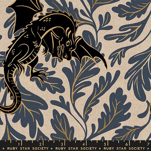 Fireglow Canvas || Sarah Watts for Ruby Star Society || Metallic Smoke