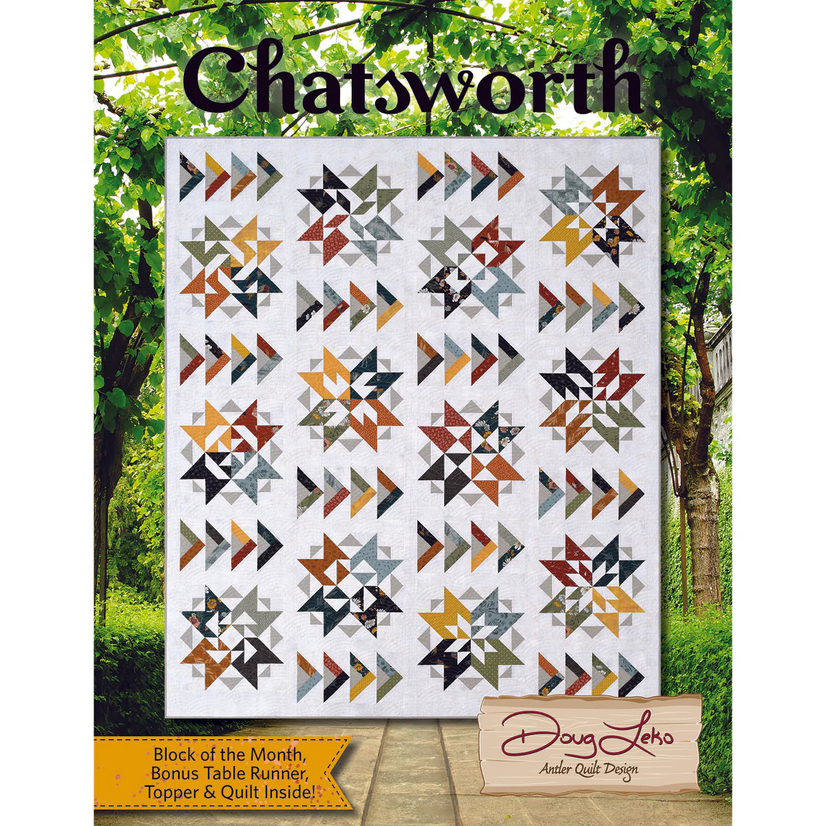 Chatsworth Quilt Book || Doug Leko || Antler Quilt Design