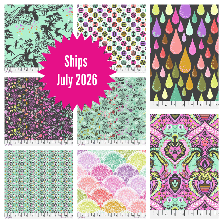 Tula Pink's Prince Charming Deja Vu || 8 Fabric Bundle || Preorder, ships July 2026